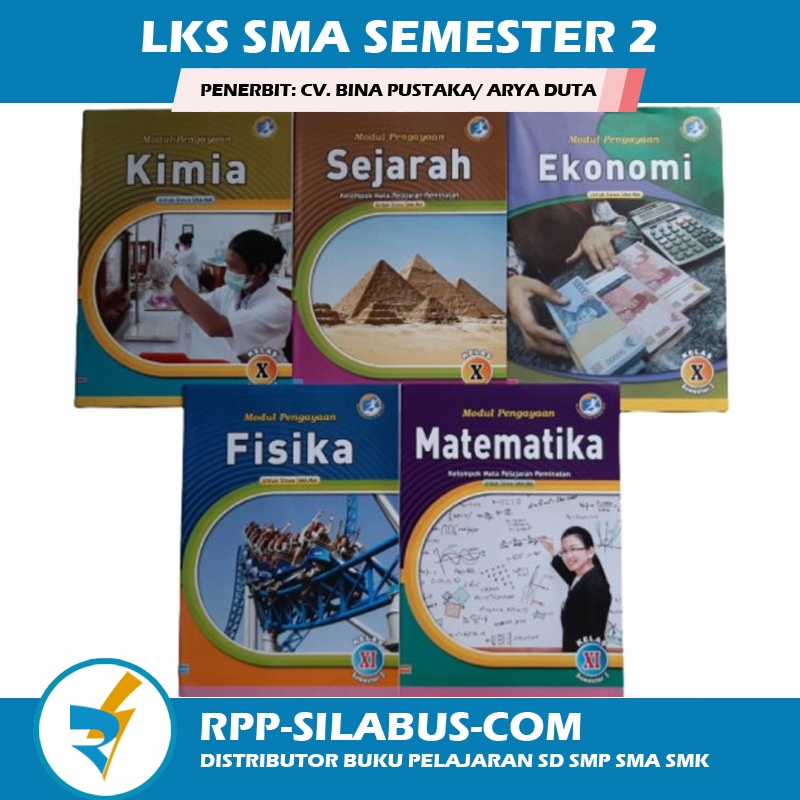 LKS SMA SMK Kelas 10 11 12 Semester 2 Genap Pelajaran Peminatan Jurusan Program IPA IPS