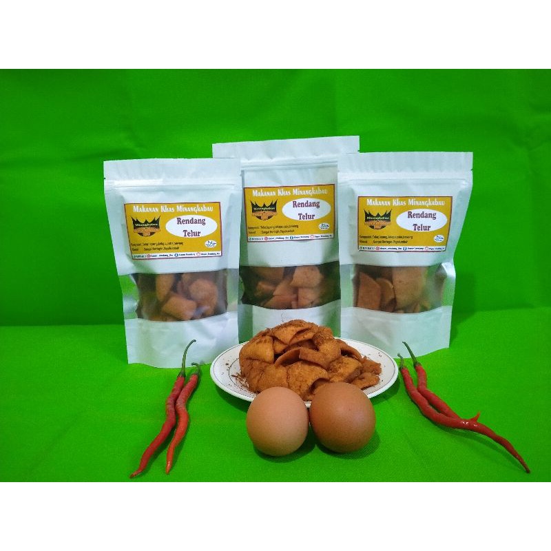 

Rendang Telur Crispy 250gr/Khas Minangkabau/Oleh-Oleh Minangkabau