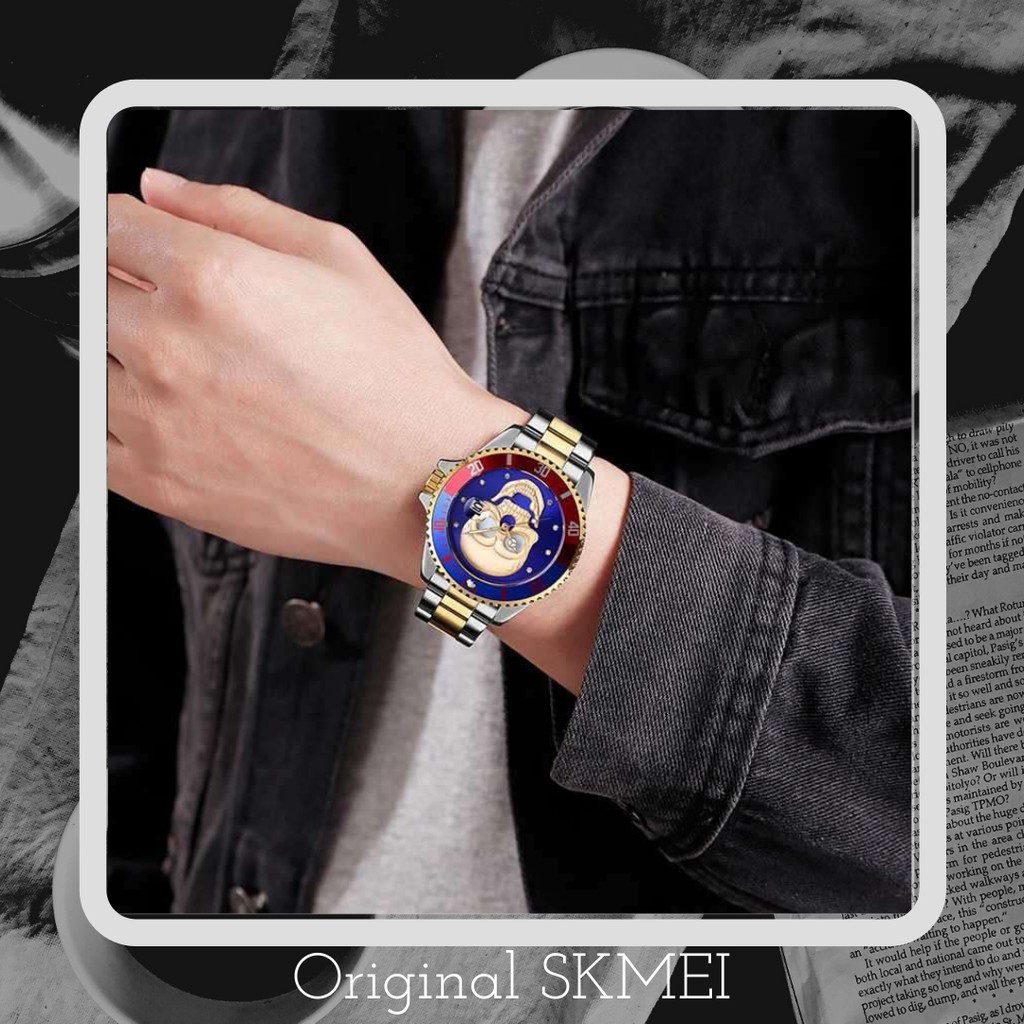 jam tangan pria anti air skmei jam tangan murah terbaru (9195)