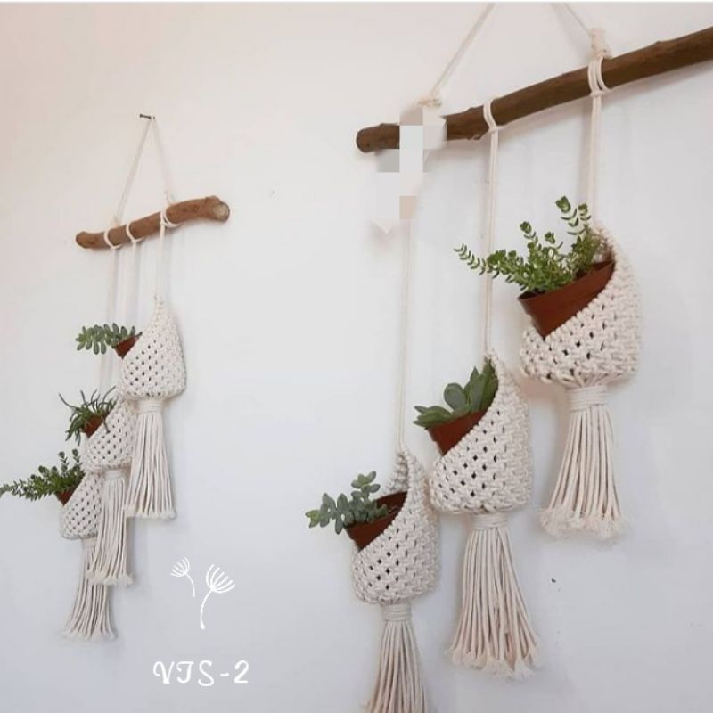Macrame Pot gantung/home decor