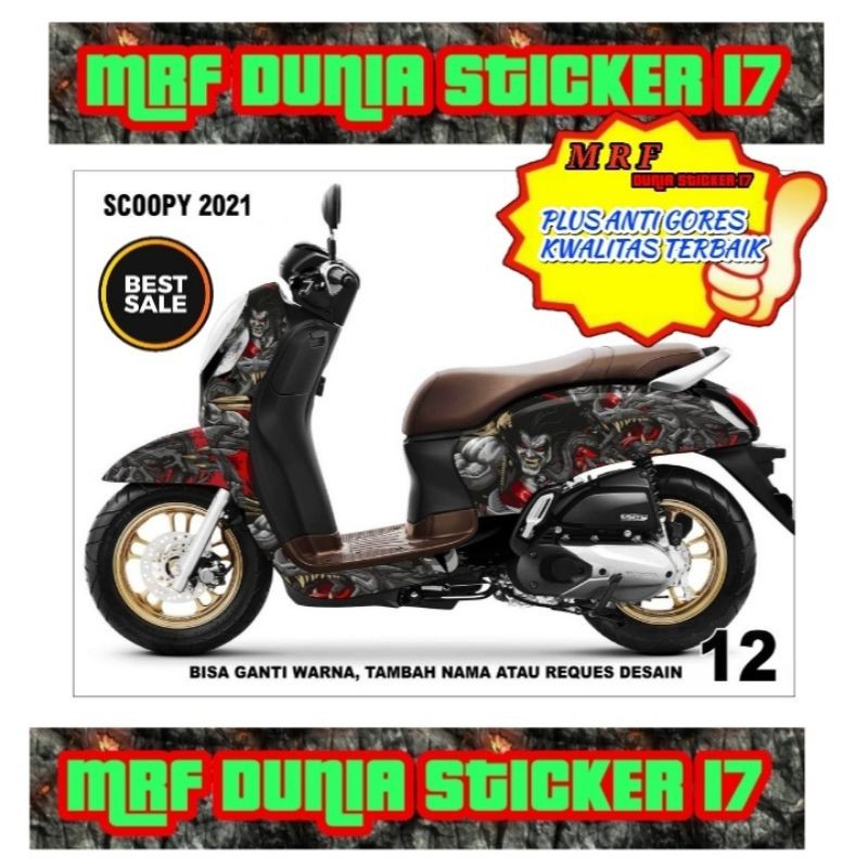 Sticker decal Scoopy 2021 Full Body Sticker Scoopy 2021 Full body Sticker Scoopy 2021 Full body 12