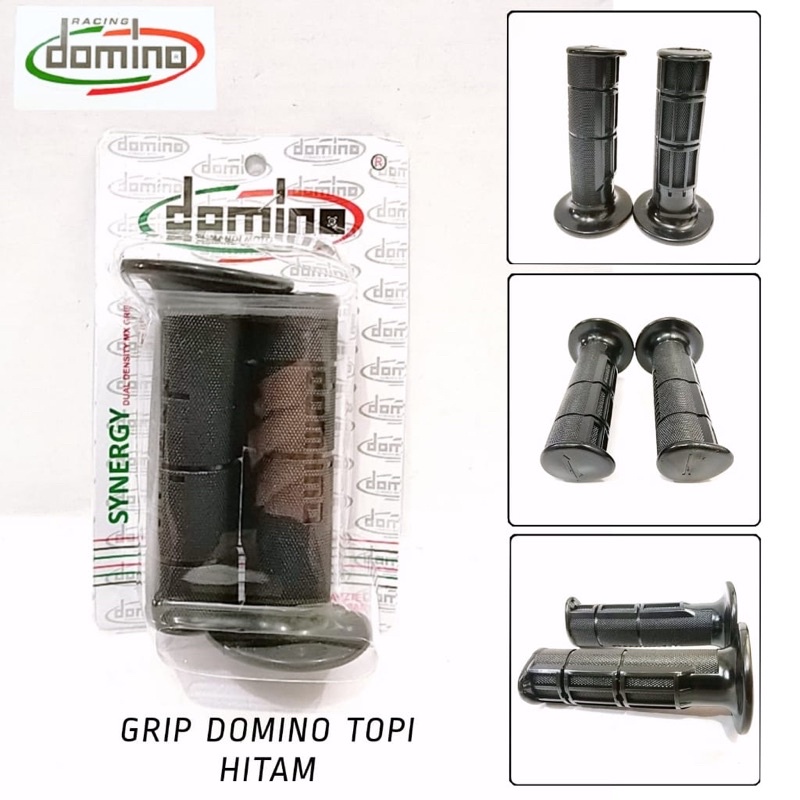 grip hanfat domino model trail karet lembut harga sepasang