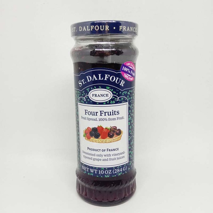 

ST DALFOUR JAM FOUR FRUITS 284 G - Selai Olesan