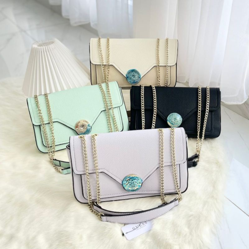 PROMO SALE Tas Guess Selempang bahu ungu hijau tosca hitam