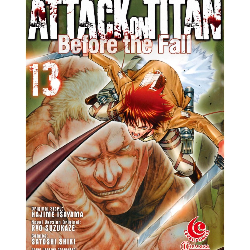 Gramedia Yogya - LC: Attack on Titan Before The Fall 13 (GTB 50)