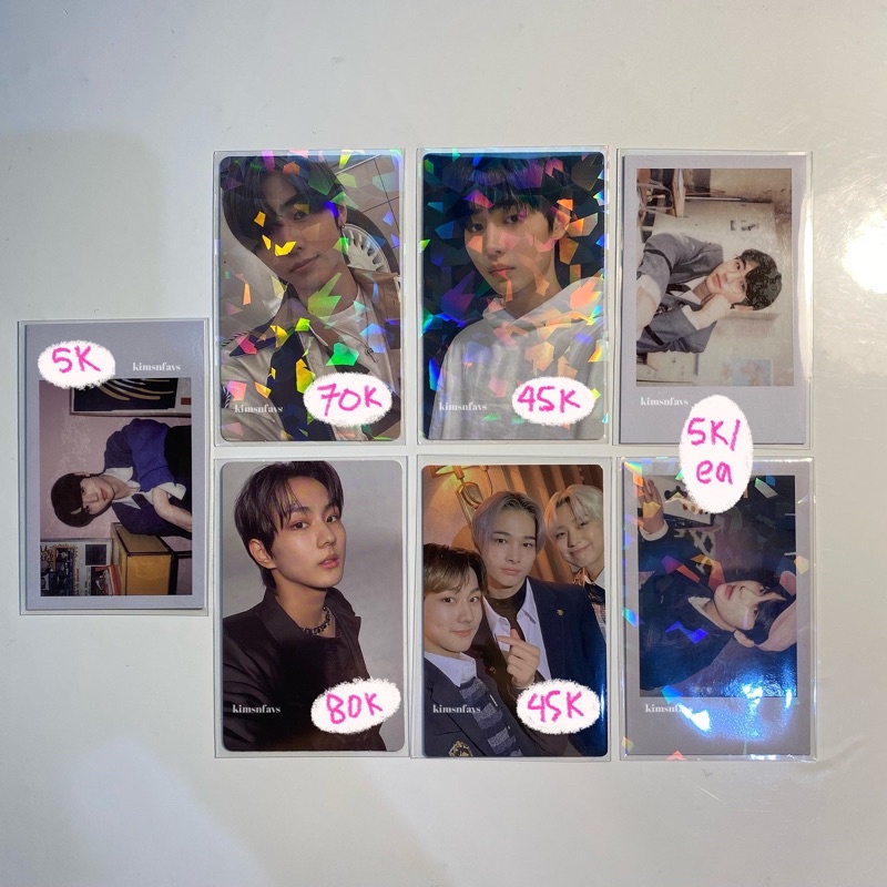 photocard enhypen sunghoon jungwon unit down pc ls lighstick no bene fever