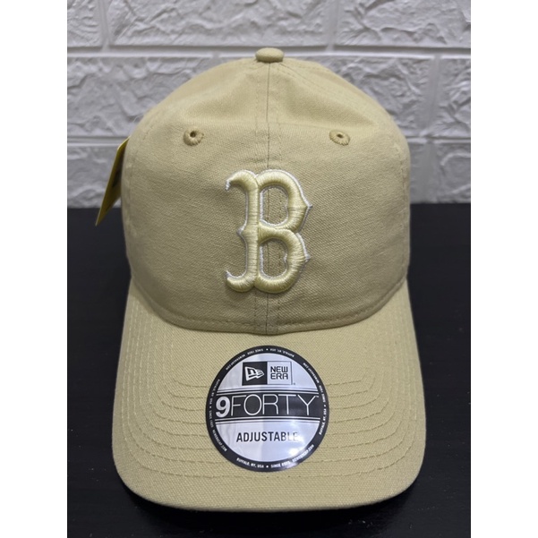 BTS Butter x New Era 9forty Unstructed Boston Red Sox Khaki Cap