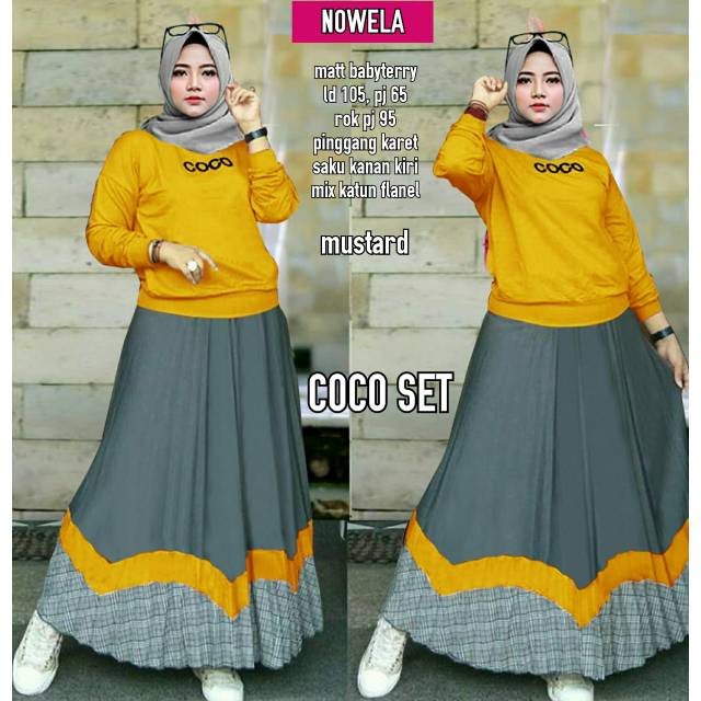 PAKAIAN CEWEK SETELAN COCO SET