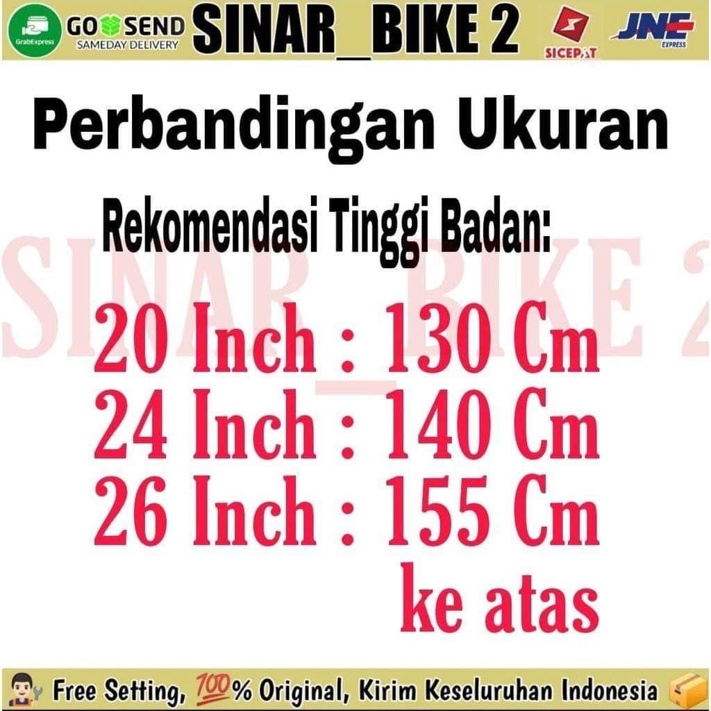 Sepeda Keranjang Remaja Dewasa EXOTIC ET 9788 MX Ukuran 20,24 &amp; 26 Inch Citybike