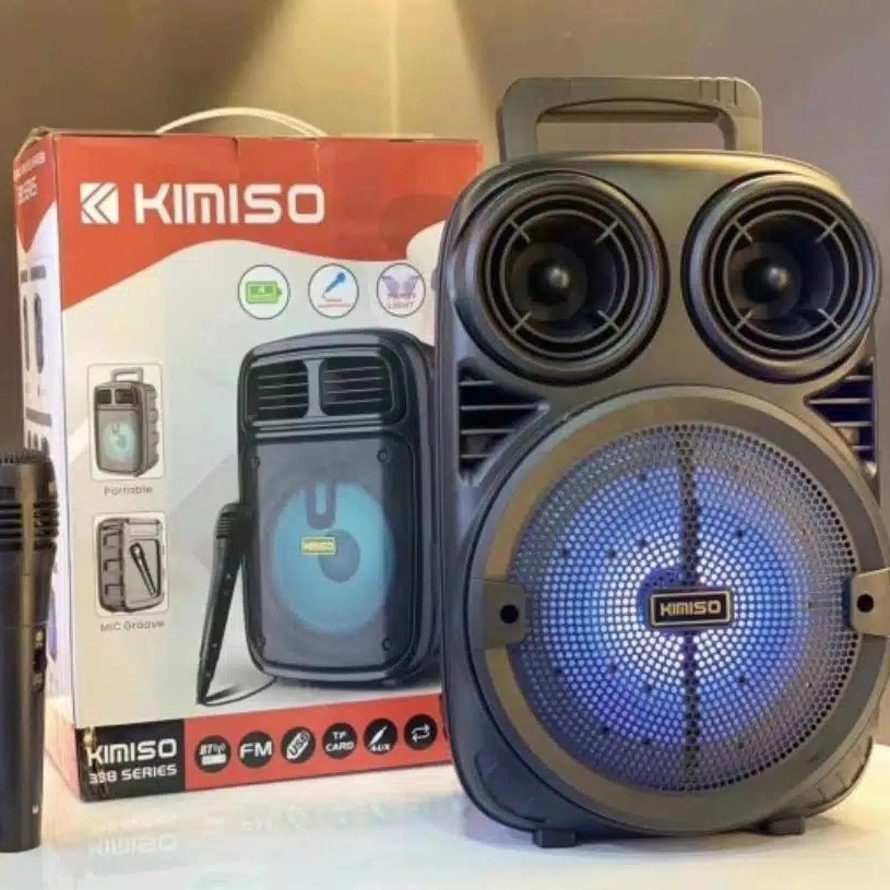 Speaker Bluetooth Kimiso KMS 3381 6,5 Inch / Salon Karaoke / Salon Kimiso