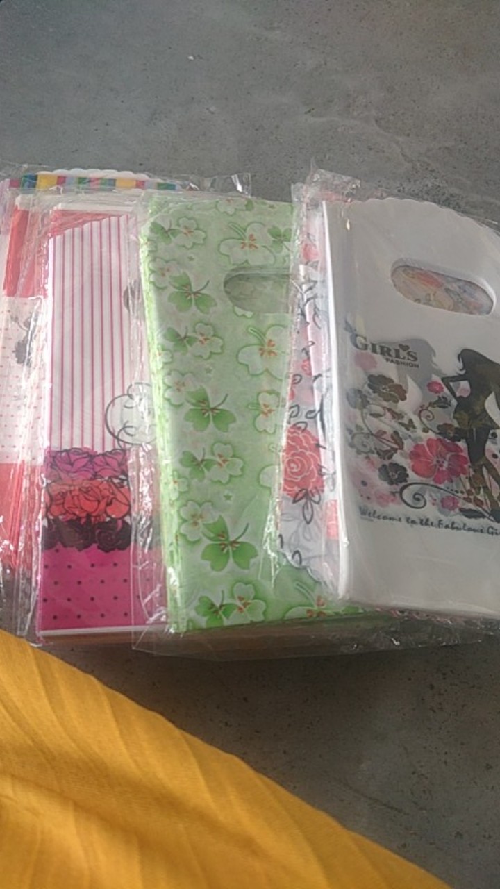 Kresek Motif Olshop Kecil 9 X 15/ Kantong Plastik Olshop / Kantong Kresek