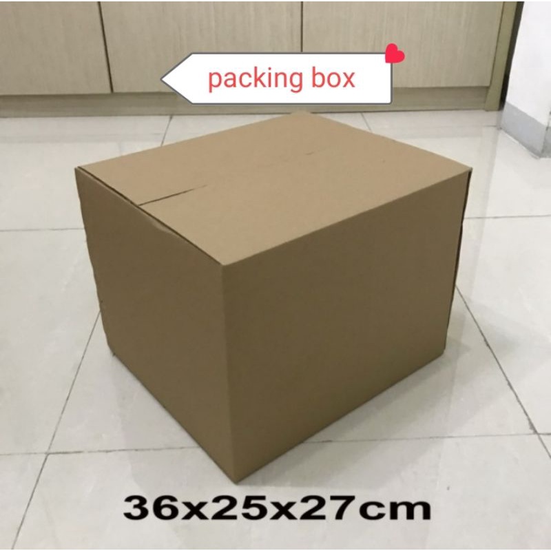 

kardus ukuran 36x25x27 cm box packing/aksesoris dll