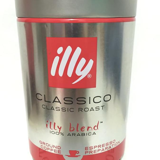

Coffee Illy Medium Roasted Ground 250 gram Kopi Bubuk Arabica DISKON