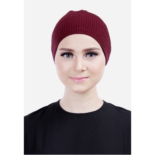 [HUSNA HIJAB] Ciput Rajut 1 Warna Ecer / Ciput Rajut