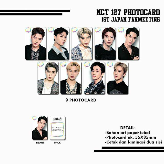 NCT 127 1ST FANMEETING JAPAN PHOTOCARD