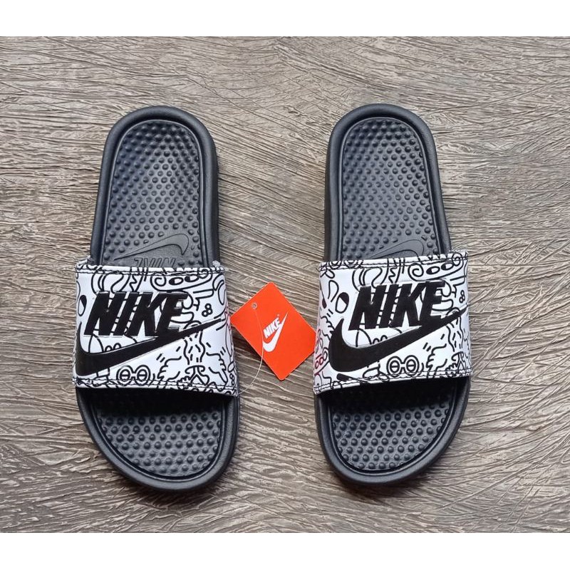 Sandal Slop Nike Benassi Stussy sendal slop casual murah original