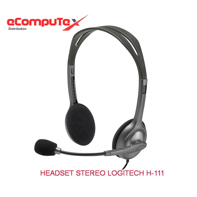 HEADSET STEREO LOGITECH H-111