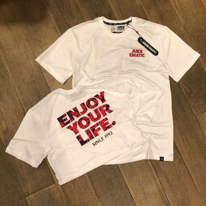 Kaos Juice Ematic Original New Mtss Joy White