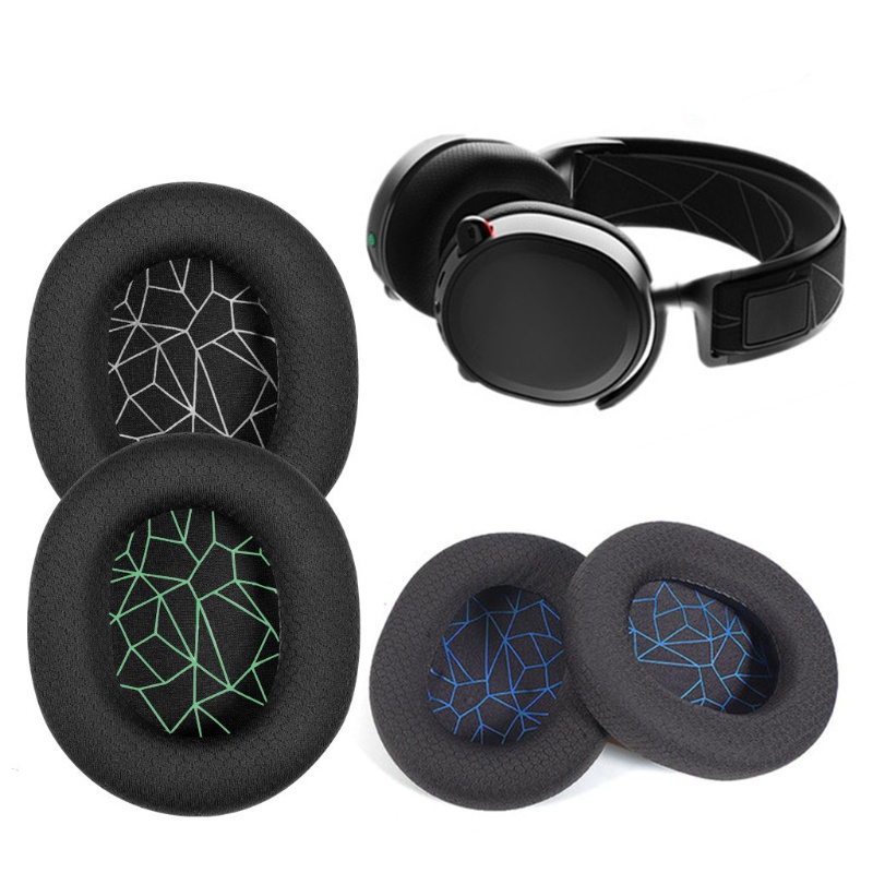 Zzz 1 Pasang Earpads Pengganti Bahan Busa Spons Elastis Untuk Headset Gaming Arctis 3 5 7 Pro