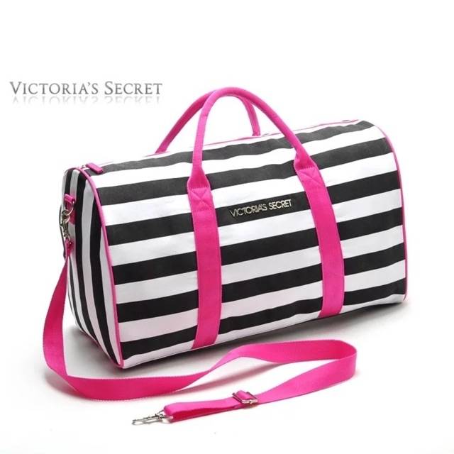 Tas vs victoria victoria's secret original tas gym jinjing pakaian travel bag import