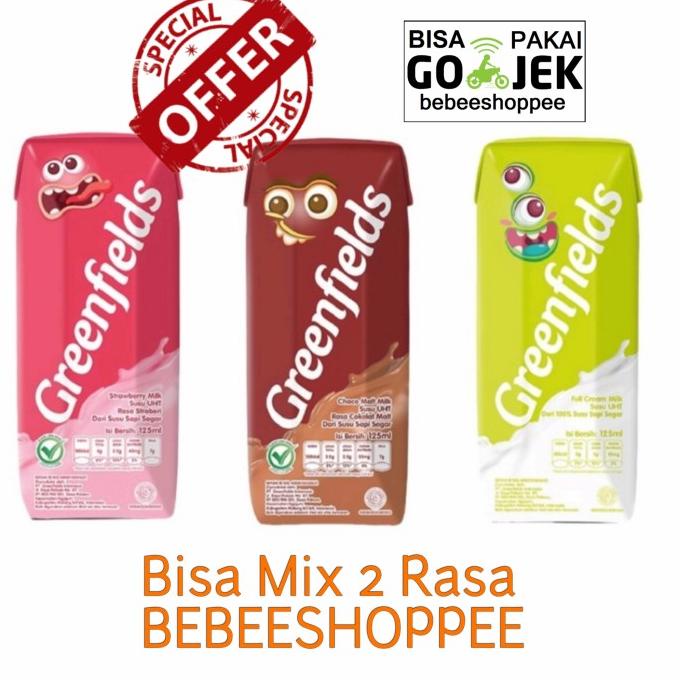 

BISA BAYAR DITEMPAT SUSU GREENFIELD UHT 125ml - Harga Grosir Kartonan UHT GREENFIELD 125 - Full