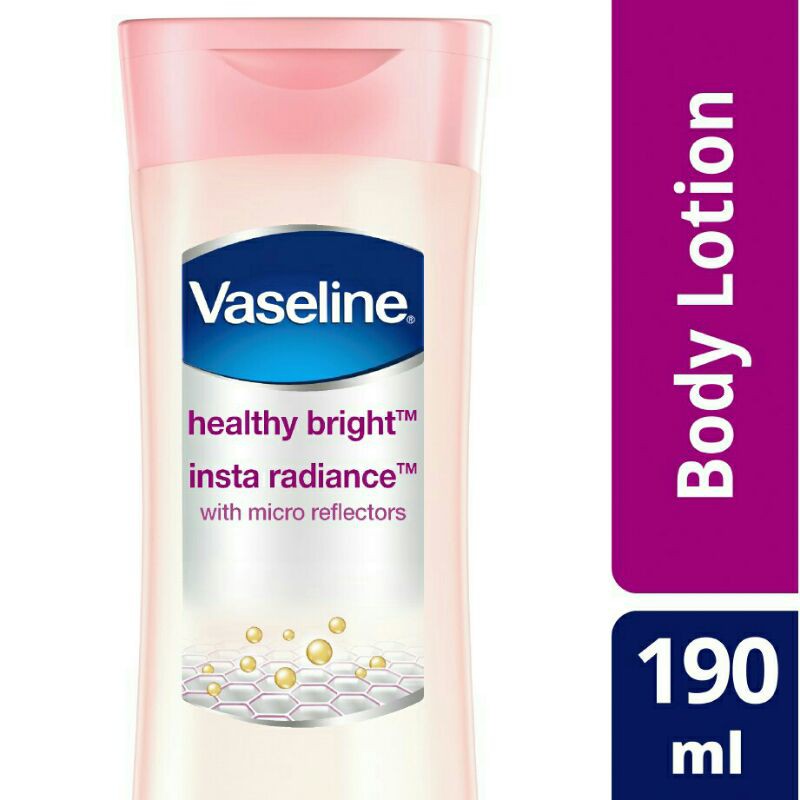 Vaseline Lotion Healthy Bright Insta Radiance/Helty White Night Repair 95-190ML EXP 2025