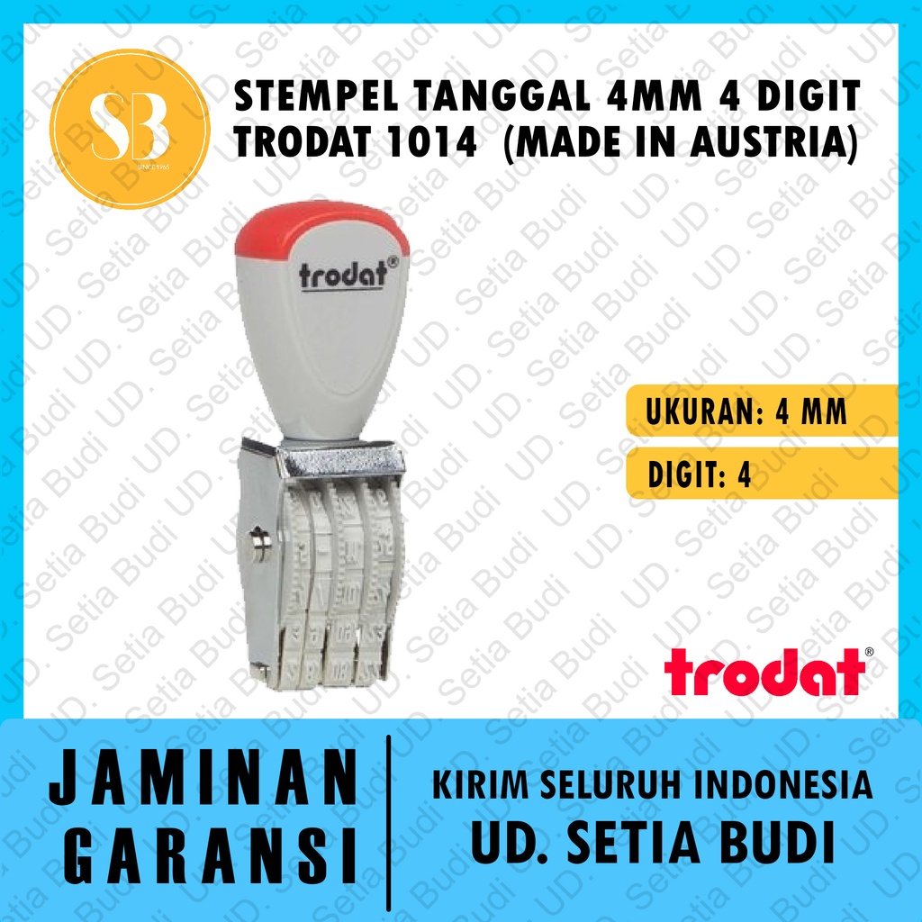 Stempel Tanggal 4 Digit Trodat 1014 Made in Austria