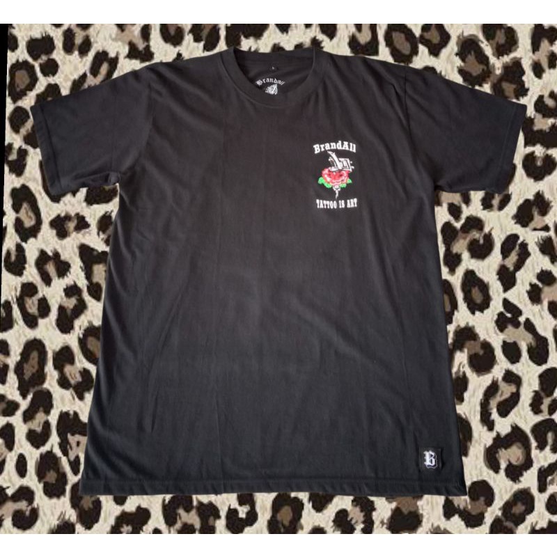 Kaos BrandAll Mawar & Mesin Tattoo2