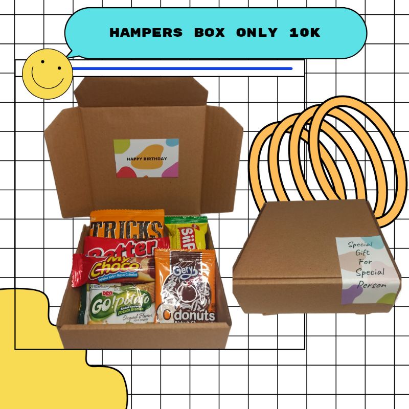 

Hampers Box Makanan|||Hampers Box Snack Murah