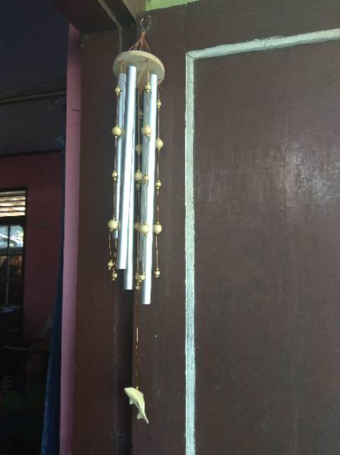 TERMURAH! LONCENG ANGIN LINGKARAN KECIL 8x50 cm GENTA ANGIN WIND CHIME BEL PINTU - SOUVENIR DEKORASI