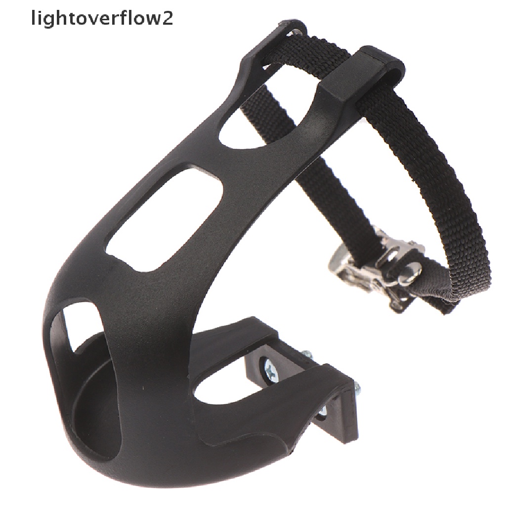 (lightoverflow2) Strap Pedal Sepeda Warna Hitam