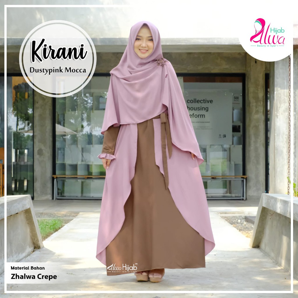 Jilbab Untuk Kebaya  Warna  Dusty Pink  Hijab Korea