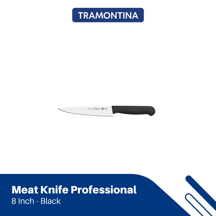Tramontina - Pisau Daging Tramontina - 8 Inch Meat Knife Professional Black