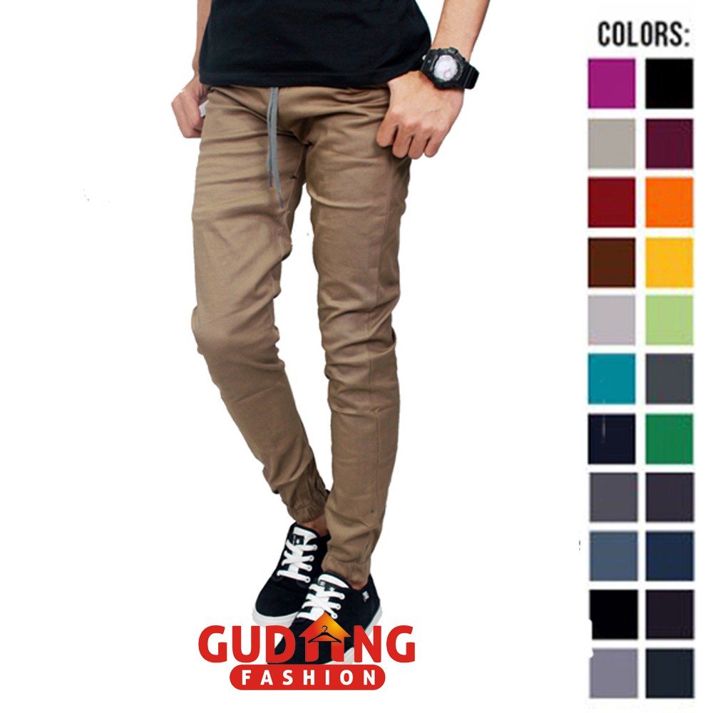 Jogger Pria Panjang Simple Elegan - Banyak Pilihan Warna CLN (COMB)