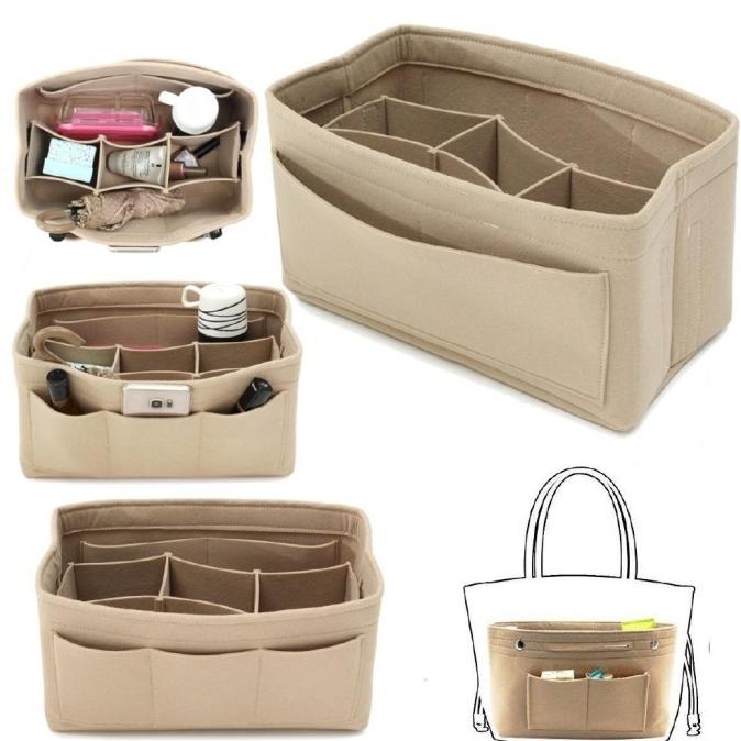 

Office & Stationery | Document Organizer | Felt Fabric Inside Storage Felt Handbag Purse Organizer Insert Bag | Best Seller
