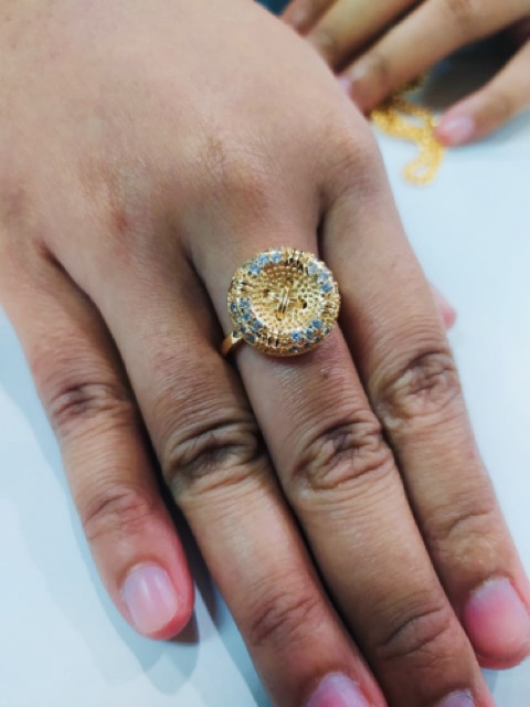 Cincin wanita //cincin model kancing //cincin //perhiasan