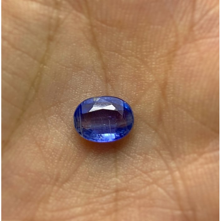 Natural batu mulia kyanite sapphire australia 8x6x4mm nte gemstone