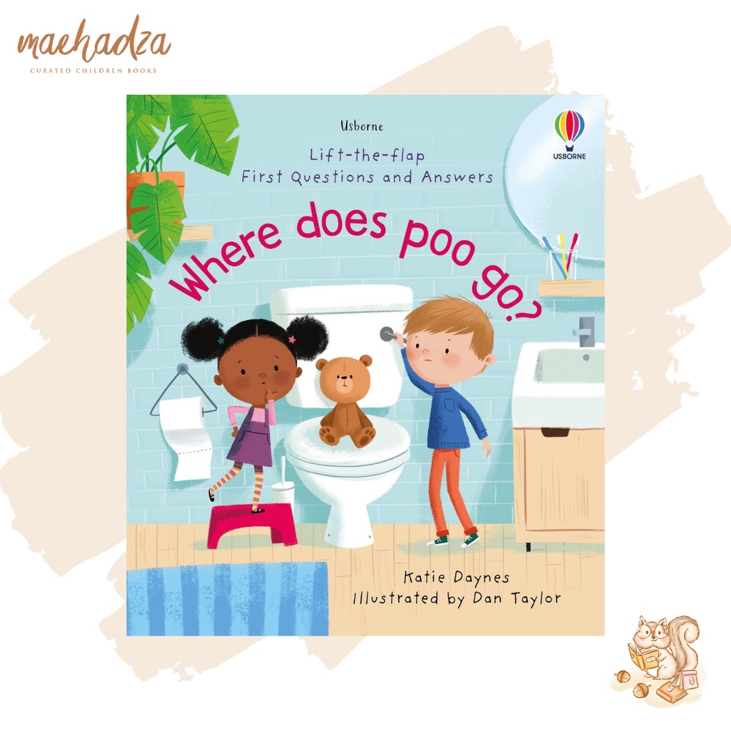 Jual Where Does Poo Go Usborne First Questions And Answers Shopee 