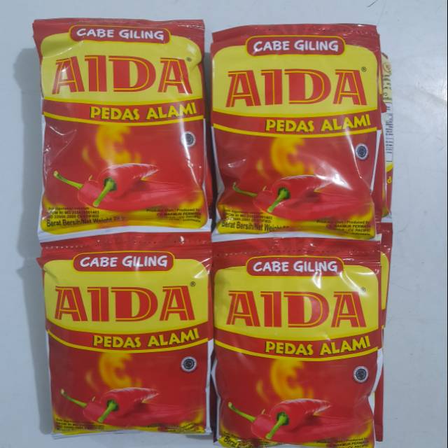 

Cabe Bubuk Giling Aida pedas Alami 25gr