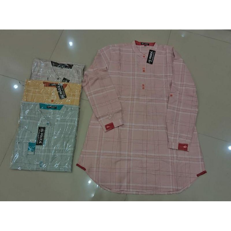 TERBARU HARA TUNIK KATUN OXPORT//TUNIK HARA TERBARU//ATASAN MUSLIMAH