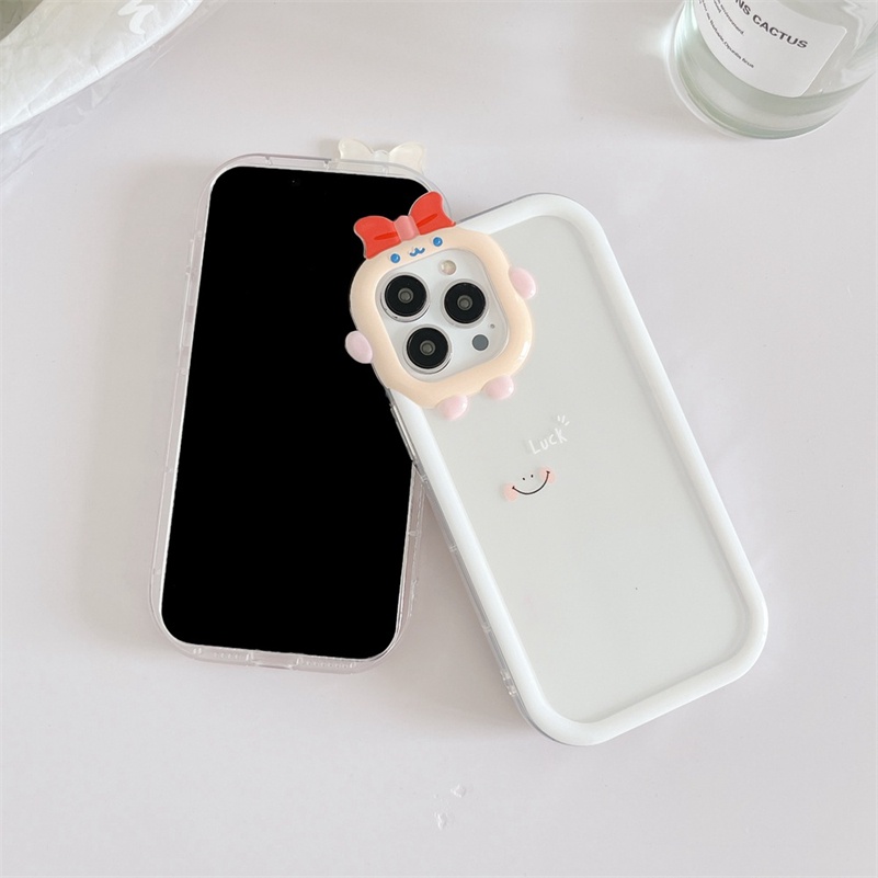 Casing Silikon iPhone 14 13 12 11 Pro Max X Xr Xs Max 7 8 6 6s Plus SE 2020 Shockproof Motif Monster Kecil