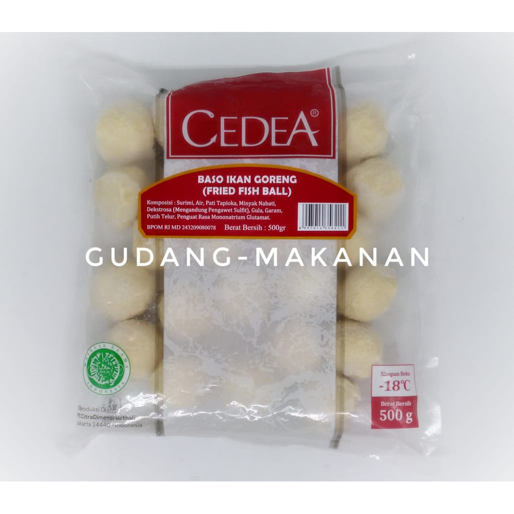 Cedea Baso Ikan Goreng 500gr