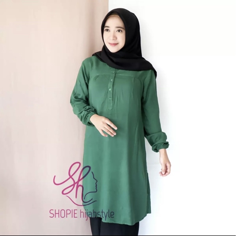 tunik polos busui // tunik polos original // tunik polos katun // tunik polos jumbo
