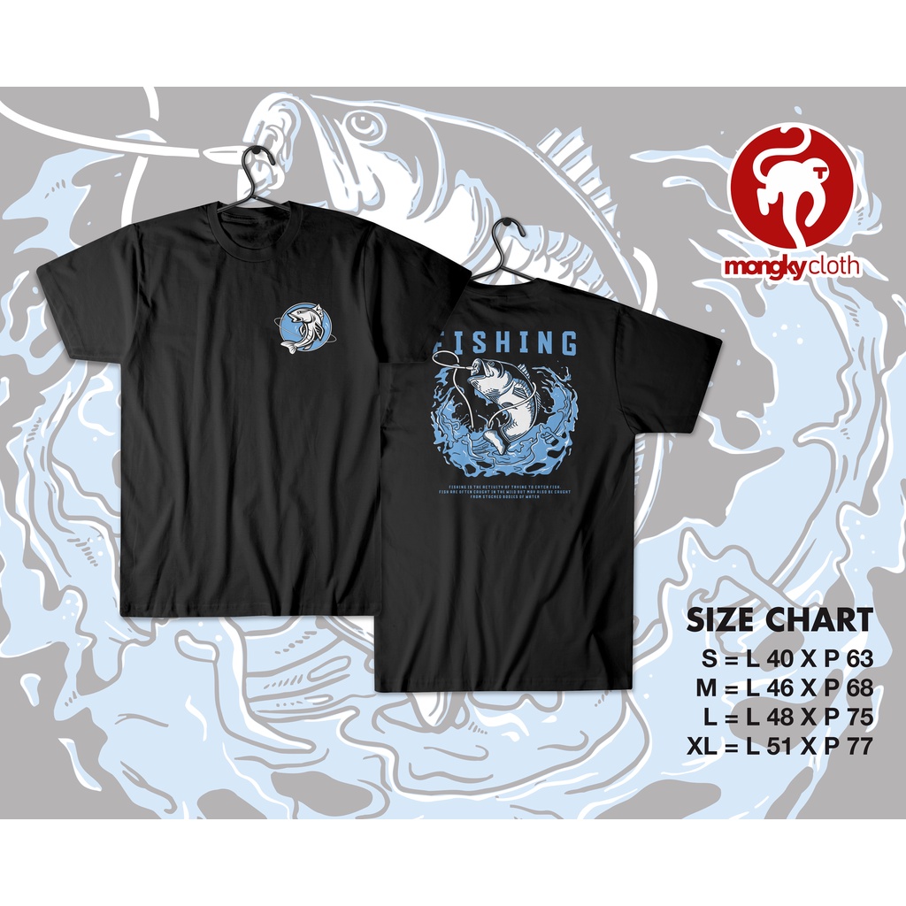 Kaos Mancing Keren Cocok Untuk Dibawa Mancing