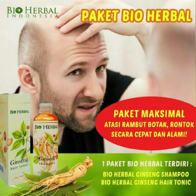 ✨ AKU MURAH ✨Bio Herbal Hair Tonic/ Bio Herbal Ginseng Hair Tonic BPOM