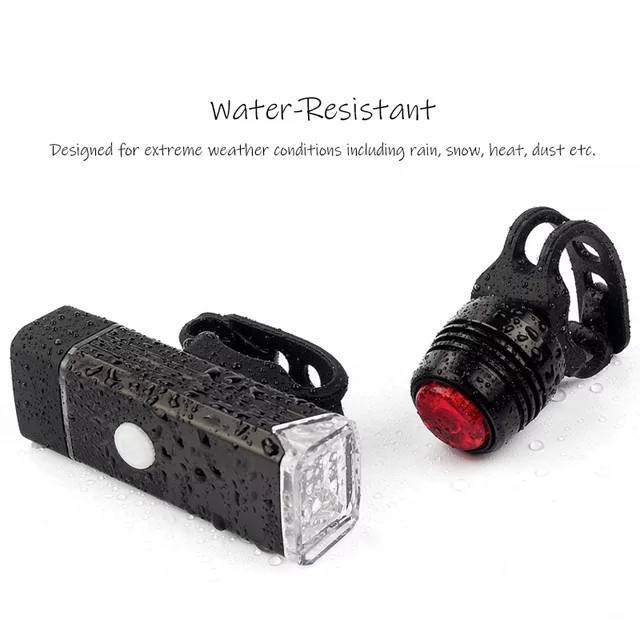 set lampu depan sepeda lipat belakang gunung