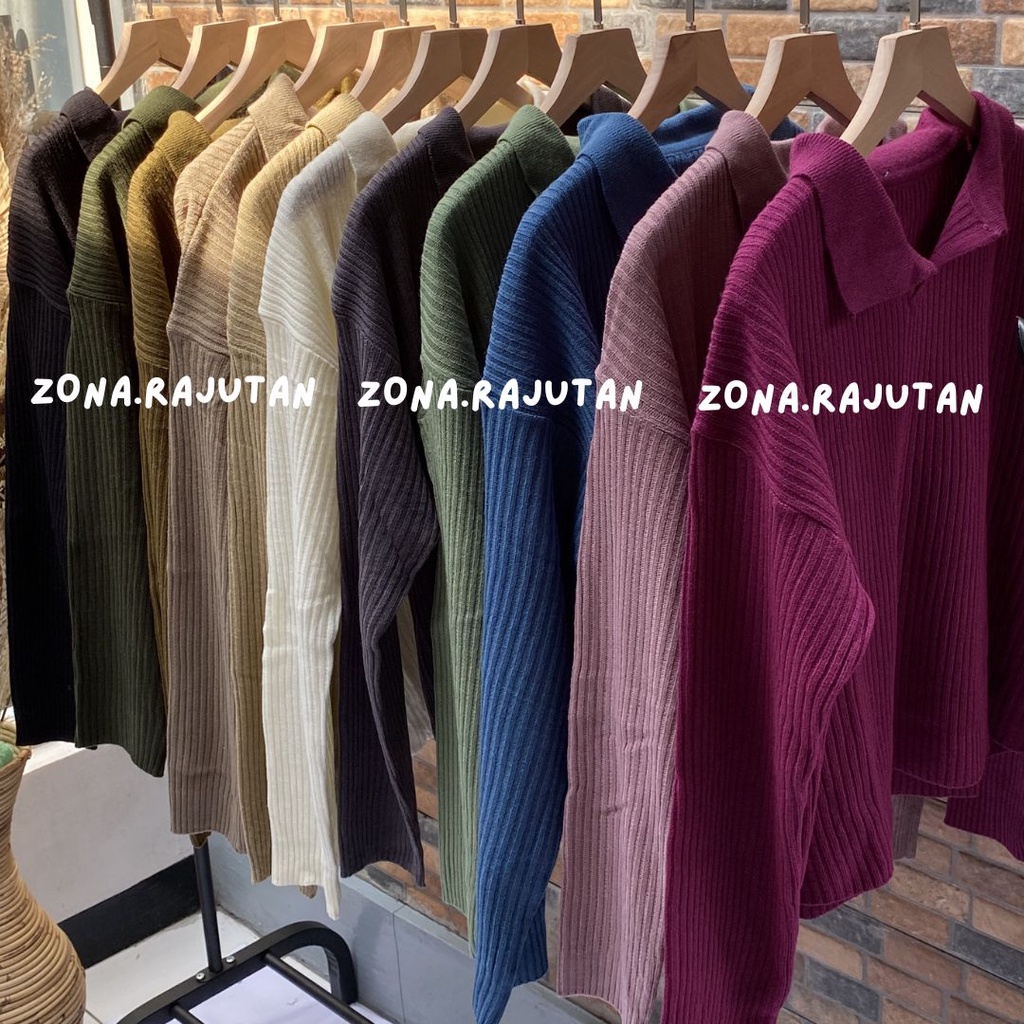 KNIT CROP AILEEN POLO