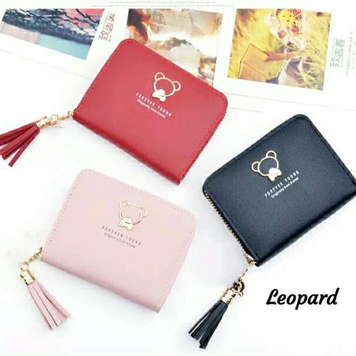 WALLET CARD TEDDY BEAR FY DOMPET CEWE DOMPET WANITA MURAH