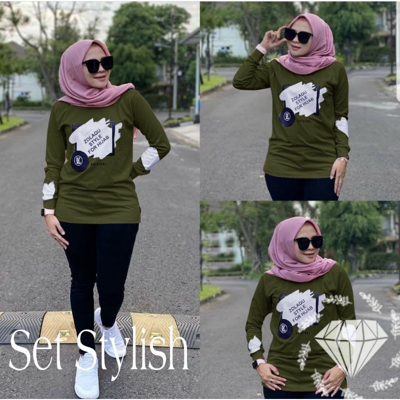 SET CELANA STYLISH, BABYTERRY, SETELAN