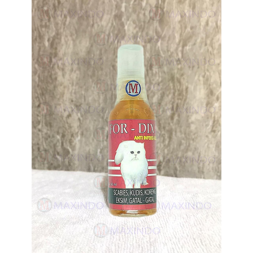 Anti Infeksi Kulit Maxindo For - Dix Spray Cat 60 ml